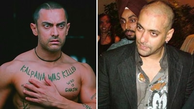 Ghajini starred Aamir Khan (left), but Boney Kapoor initially wanted to cast Salman Khan (right) in it. Ghajini starred Aamir Khan (left), but Boney Kapoor initially wanted to cast Salman Khan (right) in it.
