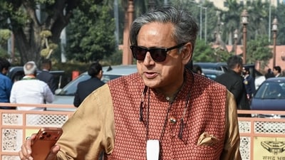Congress MP Shashi Tharoor comended the Narendra Modi government for its handling of the Bangladesh situation after Sheikh Hasina’s ouster (ANI) Congress MP Shashi Tharoor comended the Narendra Modi government for its handling of the Bangladesh situation after Sheikh Hasina’s ouster (ANI)