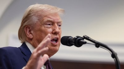 US President Donald Trump called repeatedly during his presidential transition and the early months of his second term for US jurisdiction over Greenland, a vast, semi-autonomous territory of Denmark. (REUTERS)