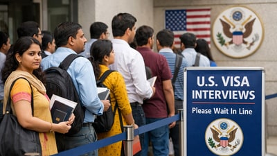 The H-1B visa is extensively used by American technology firms, and Indian professionals make up one of the largest groups of recipients. (AI generated image)