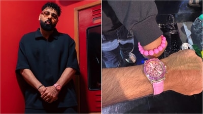 Rapper Badshah shows off exclusive Barbie Rolex worth $1 million on Instagram. (Instagram/@badboyshah) Rapper Badshah shows off exclusive Barbie Rolex worth $1 million on Instagram. (Instagram/@badboyshah)