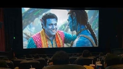 Is Govinda a part of James Cameron's Avatar: Fire and Ash? People are getting fooled by hilarious AI videos and pictures. Is Govinda a part of James Cameron's Avatar: Fire and Ash? People are getting fooled by hilarious AI videos and pictures.