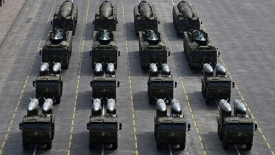 The military parade in Beijing in September showcased China’s hypersonic missiles. The military parade in Beijing in September showcased China’s hypersonic missiles.