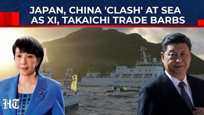 Japan, China 'clash' near disputed islands as Xi & Takaichi trade barbs over Tokyo's Taiwan stance Japan, China 'clash' near disputed islands as Xi & Takaichi trade barbs over Tokyo's Taiwan stance