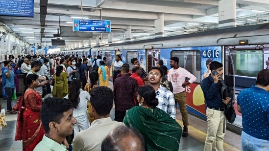 File photo of Kolkata Metro. (Debajyoti Chakraborty)