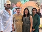 Mahesh Babu with his three sisters, Priyadarshini, Manjula and Padmavathi. 