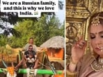 A Russian family that stays in Bengaluru. (Instagram/@yana.in.india)