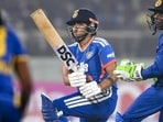 Shafali Verma plays a shot during the second T20I against Sri Lanka, in Visakhapatnam on Tuesday Shafali Verma plays a shot during the second T20I against Sri Lanka, in Visakhapatnam on Tuesday