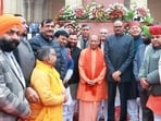 UP chief minister Yogi Adityanath and others paying tribute to Ch Charan Singh in Lucknow on Dec 23. (HT photo)