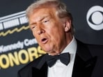 President Donald Trump poses on the red carpet for the 2025 Kennedy Center Honors at the John F. Kennedy Center for the Performing Arts in Washington, D.C., U.S., December 7, 2025. REUTERS/Jeenah Moon/File Photo