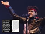 Palash Sen while performing in Lucknow and his Instagram post after the show