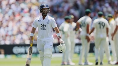 Ben Duckett walks from the field after he was dismissed during play on day four of the third Ashes Test between England and Australia in Adelaide (AP) Ben Duckett walks from the field after he was dismissed during play on day four of the third Ashes Test between England and Australia in Adelaide (AP)