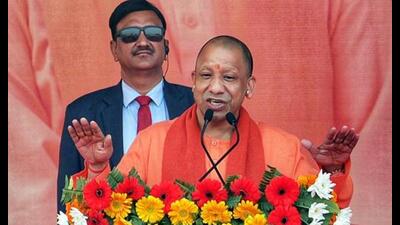 Chief minister Yogi Adityanath addresses the annual sports meet of Colvin Taluqdars’ College, in Lucknow on Tuesday. (ANI Photo) Chief minister Yogi Adityanath addresses the annual sports meet of Colvin Taluqdars’ College, in Lucknow on Tuesday. (ANI Photo)