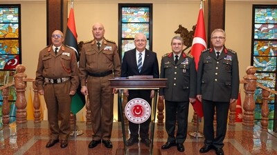 The jet is believed to be carrying Libya's army ⁠chief of ⁠staff, Mohammed Ali Ahmed ⁠Al-Haddad.