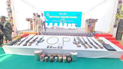 Police said the DKSZC cadres belonged to Kerlapal Area Committee, Jagurgonda Area Committee, Platoon-26 and Platoon-31 (Odisha Police/ANI) Police said the DKSZC cadres belonged to Kerlapal Area Committee, Jagurgonda Area Committee, Platoon-26 and Platoon-31 (Odisha Police/ANI)