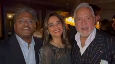 Lalit Modi on Monday shared a video from Vijay Mallya’s birthday celebrations on social media (Instagram/Lalit Modi) Lalit Modi on Monday shared a video from Vijay Mallya’s birthday celebrations on social media (Instagram/Lalit Modi)