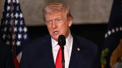 "This whole thing with Epstein is a way of trying to deflect from the tremendous success that the Republican Party has," Trump told reporters (AFP) "This whole thing with Epstein is a way of trying to deflect from the tremendous success that the Republican Party has," Trump told reporters (AFP)