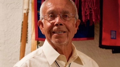 The Native American marine veteran of Vietnam, Joseph Henry Suina, talks about healing war PTSD. (Crow Canyon Archeological Center )