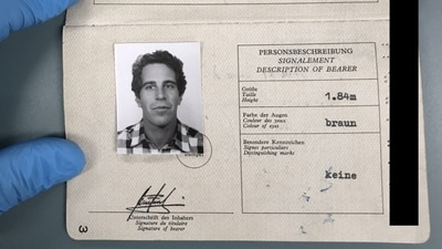 Included in the Justice Department's documents release were images of an expired Austrian passport. Included in the Justice Department's documents release were images of an expired Austrian passport.