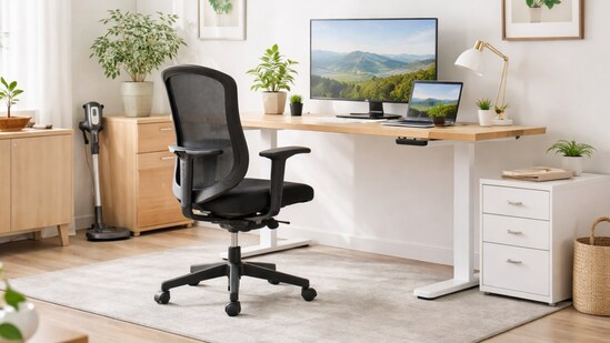 Regular maintenance keeps chairs supportive and adjustable desks smooth, helping home workspaces stay comfortable, functional and visually clean over time. (Ai Generated)