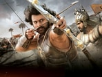 Baahubali The Epic OTT release: Prabhas and Rana Daggubati in a still from the film. Baahubali The Epic OTT release: Prabhas and Rana Daggubati in a still from the film.