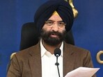 Delhi environment minister Manjinder Singh Sirsa said that this year, the government will ensure that 100% utilisation of NCAP funds is carried out. (RAJ K RAJ /HT PHOTO) Delhi environment minister Manjinder Singh Sirsa said that this year, the government will ensure that 100% utilisation of NCAP funds is carried out. (RAJ K RAJ /HT PHOTO)