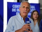 Presidential candidate Nasry Asfura of the National Party of Honduras speaks as he holds a press conference after the general election, in Tegucigalpa, Honduras, December 1, 2025.