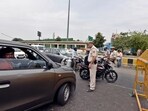 Police may impose one-way diversions and have identified temporary parking spots as joint enforcement with local police is finalised. (HT Archive)