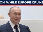Russian President Vladimir Putin delivered a confident message from the halls of power. Russian President Vladimir Putin delivered a confident message from the halls of power.