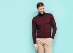 High neck sweaters for men: Winterwear essentials to keep you snug and comfy(Freepik)