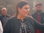 In the video, uploaded to her social media on Saturday, Chaudhary is seen confronting a man she describes as an “African” football coach In the video, uploaded to her social media on Saturday, Chaudhary is seen confronting a man she describes as an “African” football coach