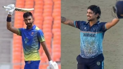 Devdutt Padikkal and Ishan Kishan were in dominant form on Wednesday. (X) Devdutt Padikkal and Ishan Kishan were in dominant form on Wednesday. (X)