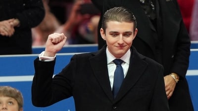 Barron Trump makes his big-screen debut in upcoming documentary AP/PTI(AP01_21_2025_000054B) (AP) Barron Trump makes his big-screen debut in upcoming documentary AP/PTI(AP01_21_2025_000054B) (AP)