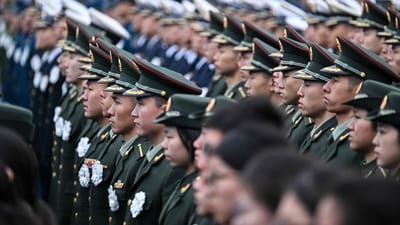 It said that China's military strategy focuses on overcoming the US through a “whole-of-nation” mobilising effort by Beijing. (AFP) It said that China's military strategy focuses on overcoming the US through a “whole-of-nation” mobilising effort by Beijing. (AFP)