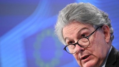 Washington announced the bans on Tuesday, targeting five European citizens, including French former EU commissioner Thierry Breton (AFP) Washington announced the bans on Tuesday, targeting five European citizens, including French former EU commissioner Thierry Breton (AFP)