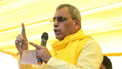 Uttar Pradesh minister OP Rajbhar (X/OP Rajbhar) Uttar Pradesh minister OP Rajbhar (X/OP Rajbhar)
