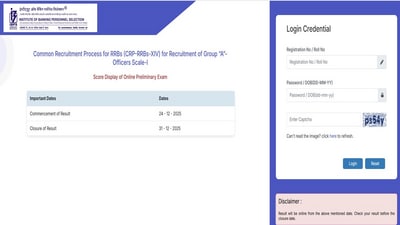 IBPS RRB PO Prelims Result 2025: Scorecard released at ibps.in, direct link to check here IBPS RRB PO Prelims Result 2025: Scorecard released at ibps.in, direct link to check here