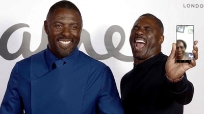 Idris Elba unveiled his wax statue on Friday Idris Elba unveiled his wax statue on Friday