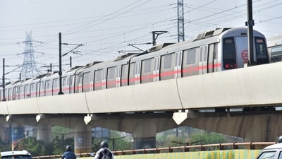According to DMRC, the historic train will run from Shahdara to Tis Hazari at 10 am on Thursday. (Sakib Ali /Hindustan Times)