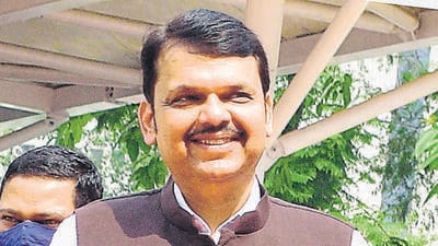 Mumbai, India - March 24, 2022: Ex-CM and Leader of Opposition in the State Assembly Devendra Fadnavis during the State Budget Session at Vidhan Bhavan, in Mumbai, India, on Thursday, March 24, 2022. (Photo by Anshuman Poyrekar/Hindustan Times) (Anshuman Poyrekar/HT PHOTO) Mumbai, India - March 24, 2022: Ex-CM and Leader of Opposition in the State Assembly Devendra Fadnavis during the State Budget Session at Vidhan Bhavan, in Mumbai, India, on Thursday, March 24, 2022. (Photo by Anshuman Poyrekar/Hindustan Times) (Anshuman Poyrekar/HT PHOTO)