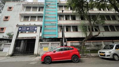 Out of two buildings that comprised the civic-run Mumbai Public School, one was declared dilapidated (HT PHOTO) Out of two buildings that comprised the civic-run Mumbai Public School, one was declared dilapidated (HT PHOTO)