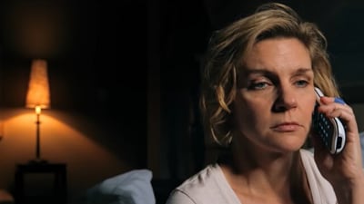 Rhea Seehorn plays the lead in Pluribus. (YouTube/Apple TV) Rhea Seehorn plays the lead in Pluribus. (YouTube/Apple TV)