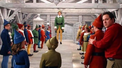 Elf (2003): Buddy, who was raised as an oversized elf, travels to New York City to meet his biological father, Walter Hobbs. His father does not know that he exists, and desperately needs some Christmas spirit (IMDb) Elf (2003): Buddy, who was raised as an oversized elf, travels to New York City to meet his biological father, Walter Hobbs. His father does not know that he exists, and desperately needs some Christmas spirit (IMDb)