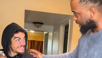Daniel Curtis Lee shared a video of reuniting with Tylor Chase. (Instagram/@daniel_curtis_lee) Daniel Curtis Lee shared a video of reuniting with Tylor Chase. (Instagram/@daniel_curtis_lee)