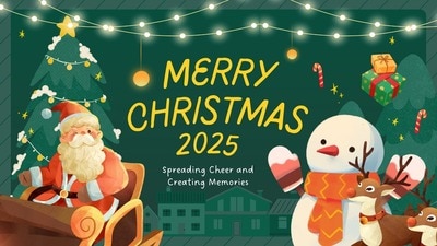 మెర్రీ క్రిస్మస్ 2025: మెర్రీ క్రిస్మస్! మీ ఇల్లు ఎల్లప్పుడూ వెచ్చని ప్రేమతో, ఆనందంతో నిండాలి (Canva) మెర్రీ క్రిస్మస్ 2025: మెర్రీ క్రిస్మస్! మీ ఇల్లు ఎల్లప్పుడూ వెచ్చని ప్రేమతో, ఆనందంతో నిండాలి (Canva)