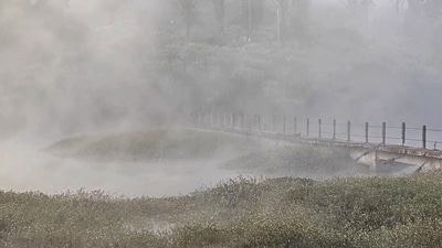 The severe cold has disrupted the daily lives of people living in the area. (ANI)