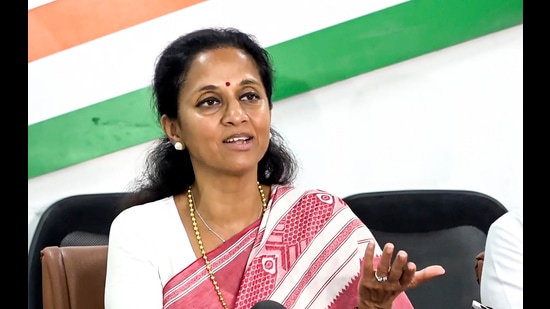 NCP (SP) working president Supriya Sule said on Wednesday that her party won’t forge an alliance with the Ajit Pawar-led NCP for the Pune civic polls until all the doubts and apprehensions of her party workers are addressed. (HT)