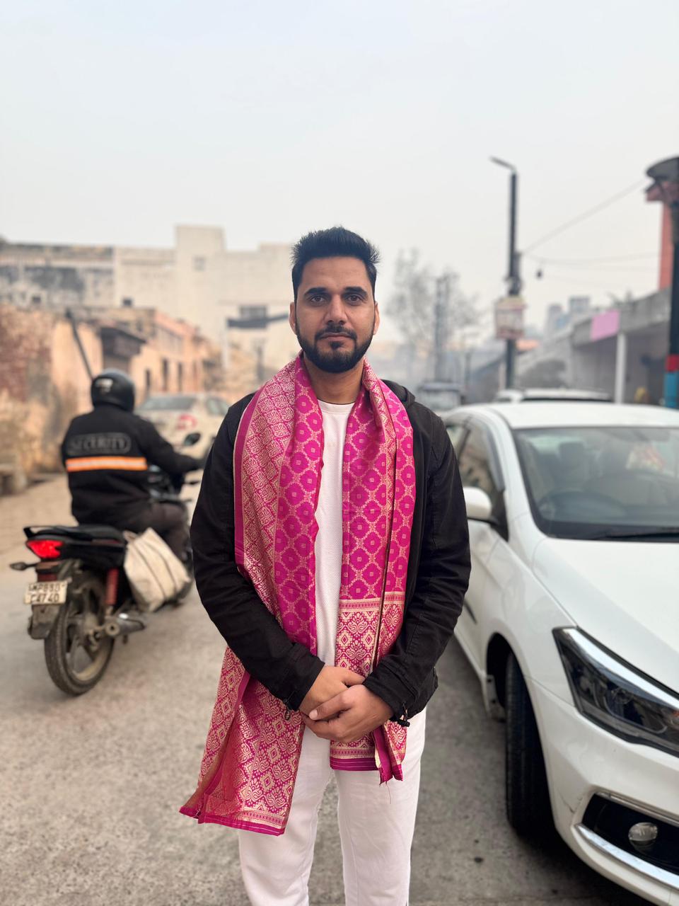 Dev Menaria on his recent visit to Lucknow Dev Menaria on his recent visit to Lucknow