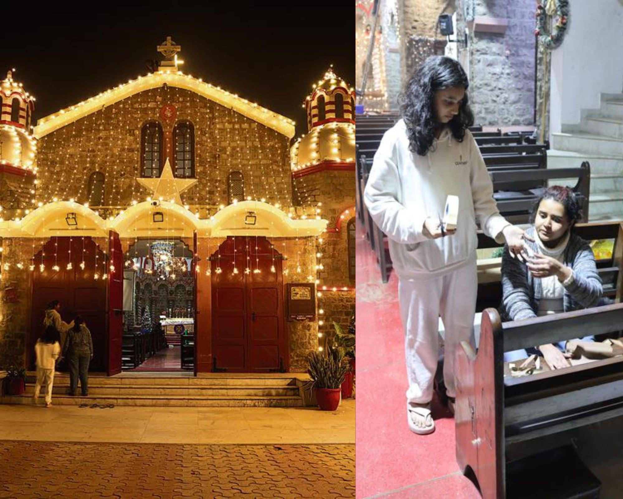 A visit to the Holy Trinity Church, built by missionaries in 1905, at Turkman Gate is never just about admiring the vibrant decorations but also about indulging in community feasts. (Photo: Manoj Verma/HT) A visit to the Holy Trinity Church, built by missionaries in 1905, at Turkman Gate is never just about admiring the vibrant decorations but also about indulging in community feasts. (Photo: Manoj Verma/HT)