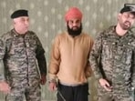 A photo that has gone viral on social media shows 23-year-old Sharandeep Singh in the custody of Pakistan’s security forces.